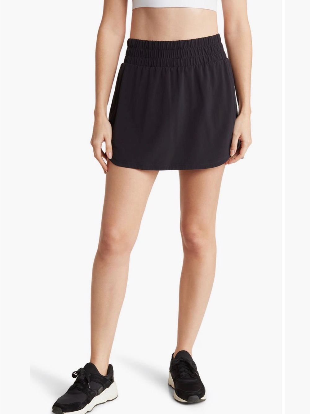 Z by Zella Interval High Waist Skirt Black Women's Active Skort - Size L
